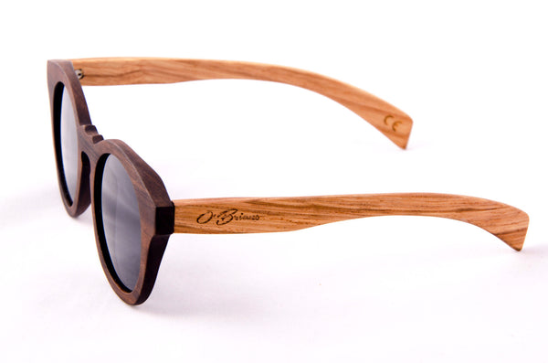 sonnenbrille aus holz haight seitlich