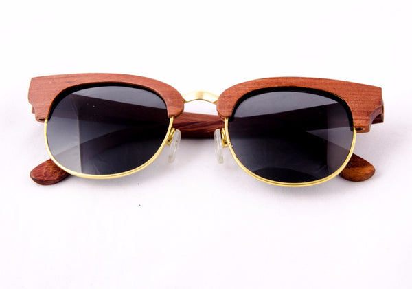 Holz Sonnenbrille Abagnale frontal