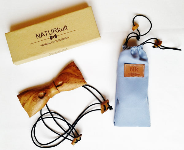 fliege aus holz recycle