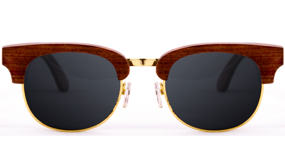 Holz Sonnenbrille Abagnale Rosenholz